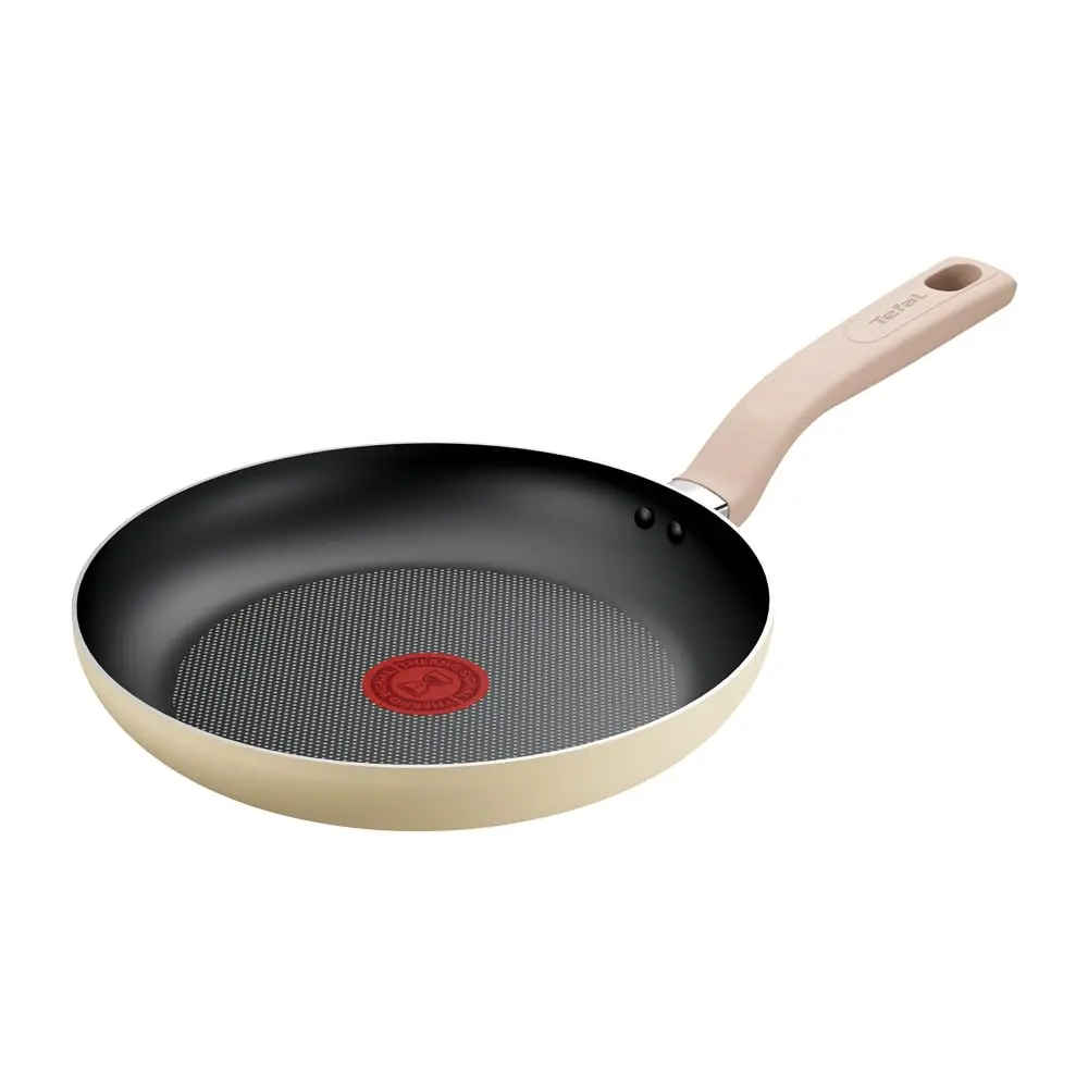 Frigideira 24cm Daisy com Revestimento Antiaderente Titanium Reforçado, Thermo Sinal Exclusivo, Fundo de Indução, Alta Espessura e Cabo Ergonômico.