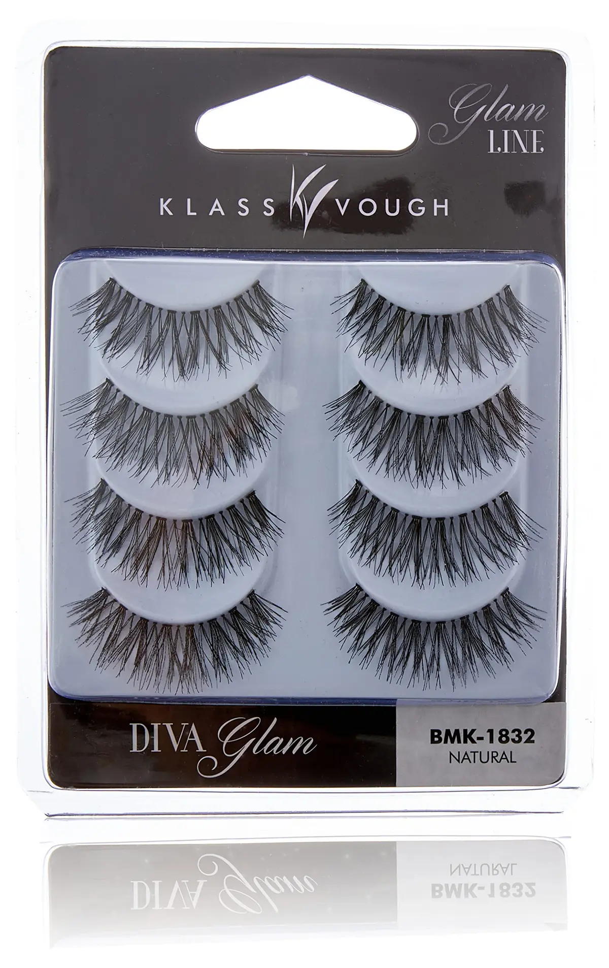Cílios Natural Com 4 Pares Diva Glam - Klass Vough