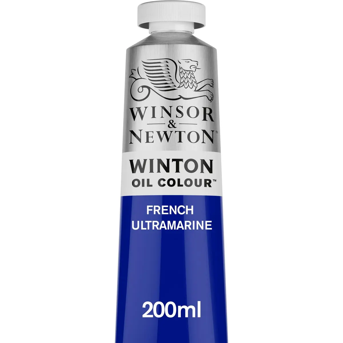 Winsor & Newton Oil Colour Tinta Óleo, Azul (French Ultramarine), 200ml | Pigmentos de alta qualidade, duráveis, resistentes à luz, permanentes, consistência uniforme, ótima carga de pigmentos