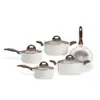 Brinox - Jogo de Panelas Antiaderente Ceramic Life 5 Peças com Fundo de Indução - Vanilla - 1