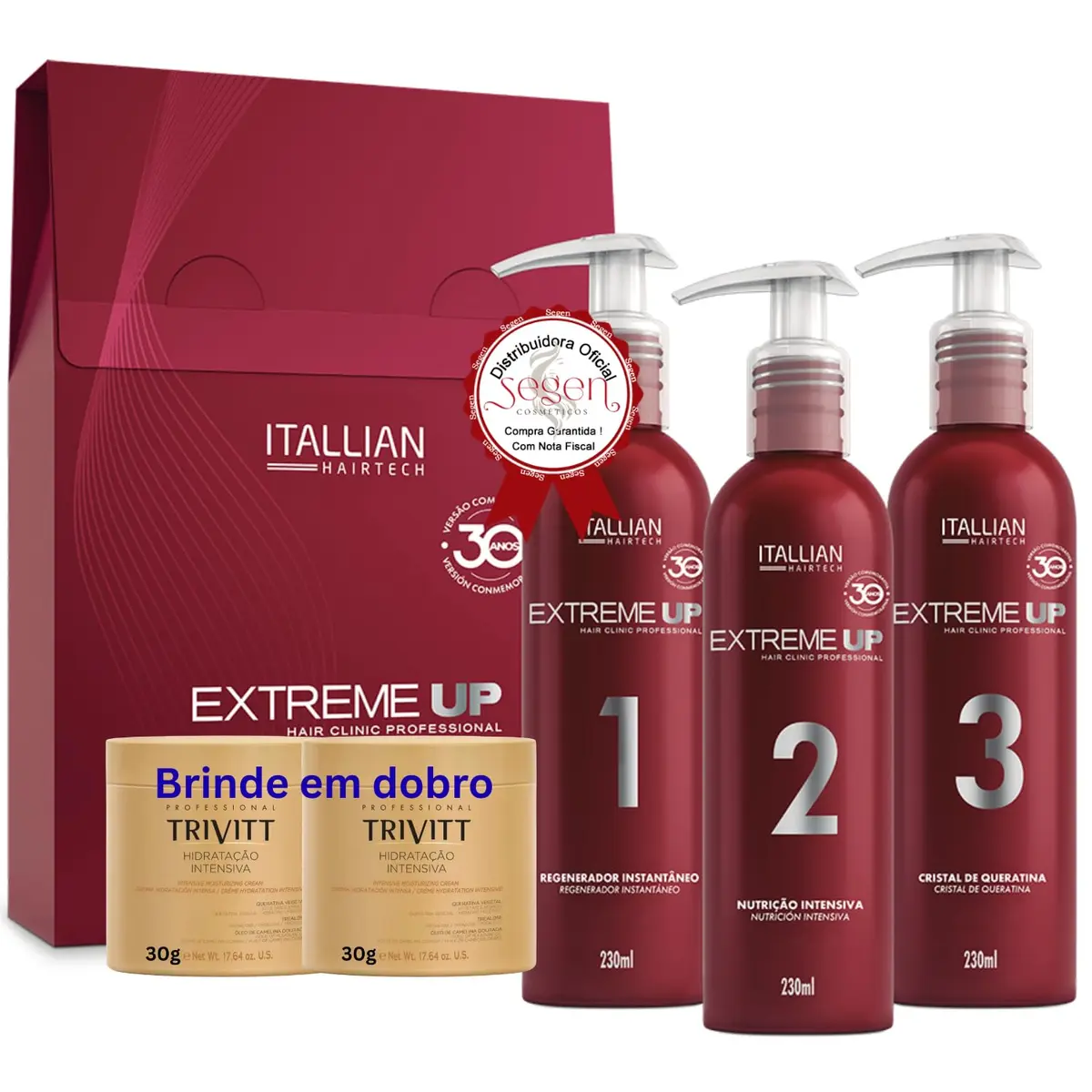 Trivitt, Kit Extreme-up Hair Clinic - Reconstrutor Itallian Hairtech - 1