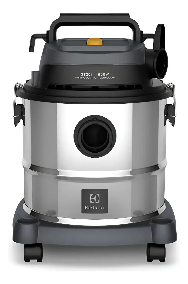 Aspirador Pó e Água Electrolux função Sopro Compacto Líquidos Químicos Inox 1800W 20L total 15L útil protetor térmico GT20i thumbnail 3