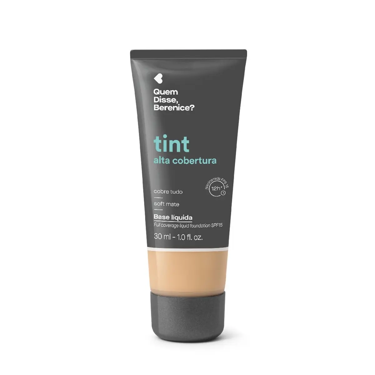 Quem Disse, Berenice? Base Tint Alta Cobertura Cor 200F 30ml