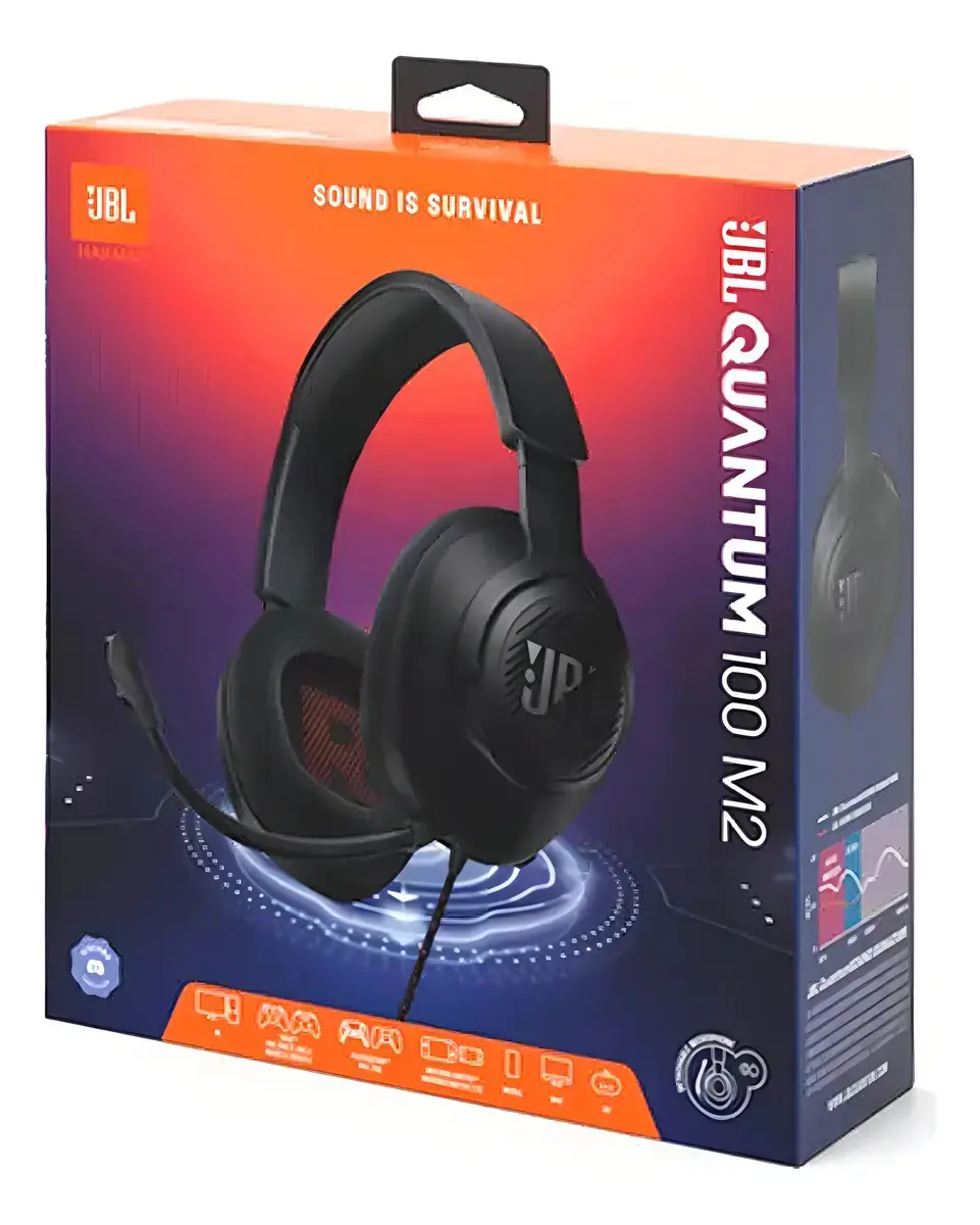 Fone de Ouvido JBL Quantum 100M2 Gamer Over-ear com Microfone Removível para PS4 e PS5 thumbnail 10
