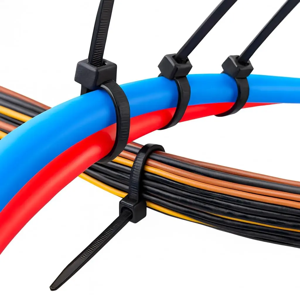 Abraçadeira de Nylon - Enforca gato - Kit 100 Unidades 2,5x150mm - Preta