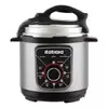Panela de Pressão Eletrica Essencial 3L 700W Inox com Preto 220V - Panela de Pressão Elétrica Essencial 3L Inox com Preto - 1