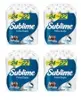 (R$ 1 CADA) Papel Higiênico Sublime Folha Dupla 30m - 4 pacotes com 24 rolos cada, total 96 rolos - 1