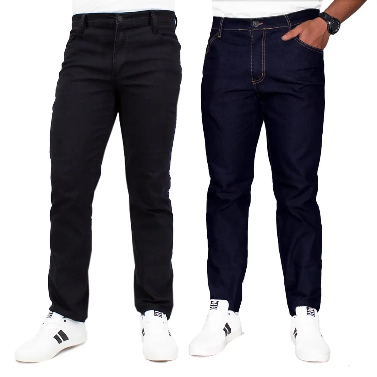 Kit 2 Calças Jeans Masculinas Almix - 1