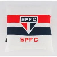 Almofada São Paulo Tricolor Branca