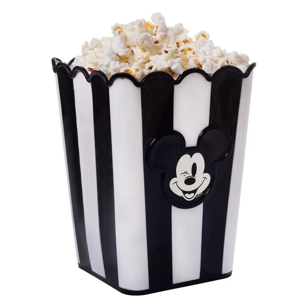 Plasútil Pote Pipoca Quadrado de Plástico Retrô Mickey Clássico