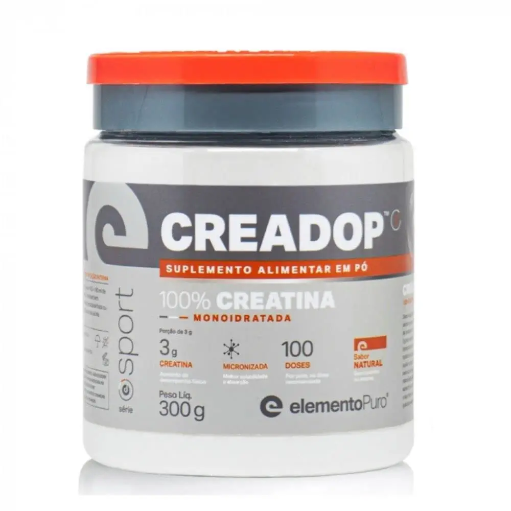 Creatina Monohidratada Elemento Puro Creadop Sport, 300g