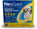 [REC - r$ 48 A DOSE] NexGard Spectra Antipulgas, Carrapatos e Vermífugos para Cães de 3,6 a 7,5kg - 3 tabletes - 1