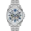 Bulova Relógio masculino clássico Sutton automático com 3 ponteiros, 43mm, aço - 1