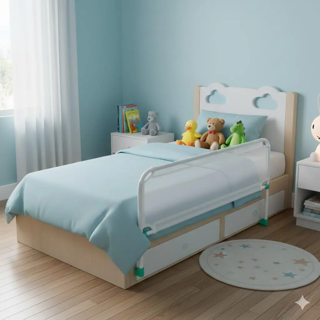 Grade de Segurança Universal Tela Anti quedas para Cama | grade para cama - 1