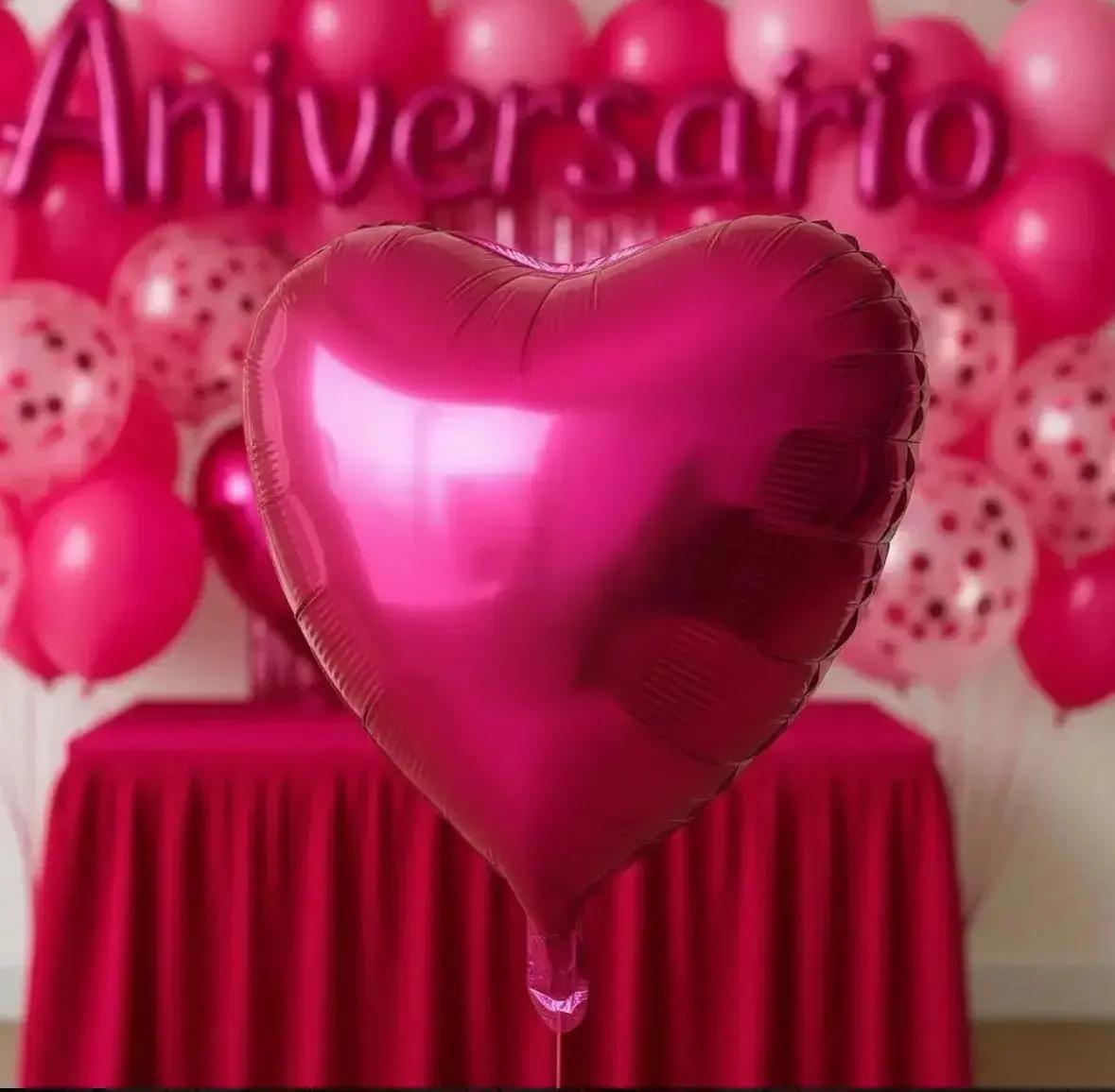 Kit Balão Feliz Aniversário Com 26 Peças Decoração Festa Cortina Letras Bexigas Pink thumbnail 5