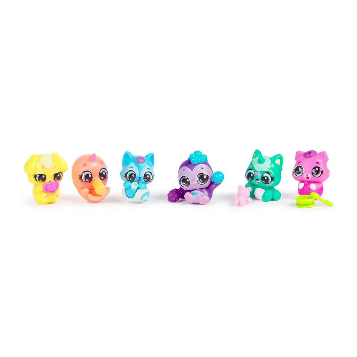 SUNNY, Hatchimals Alive, Viveiro Arco-Íris, Pacote com 6 Ovos Surpresa e Acessórios, Rainbow Splash - 1
