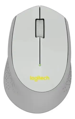 Mouse sem fio Logitech M280 com cor branca - 1