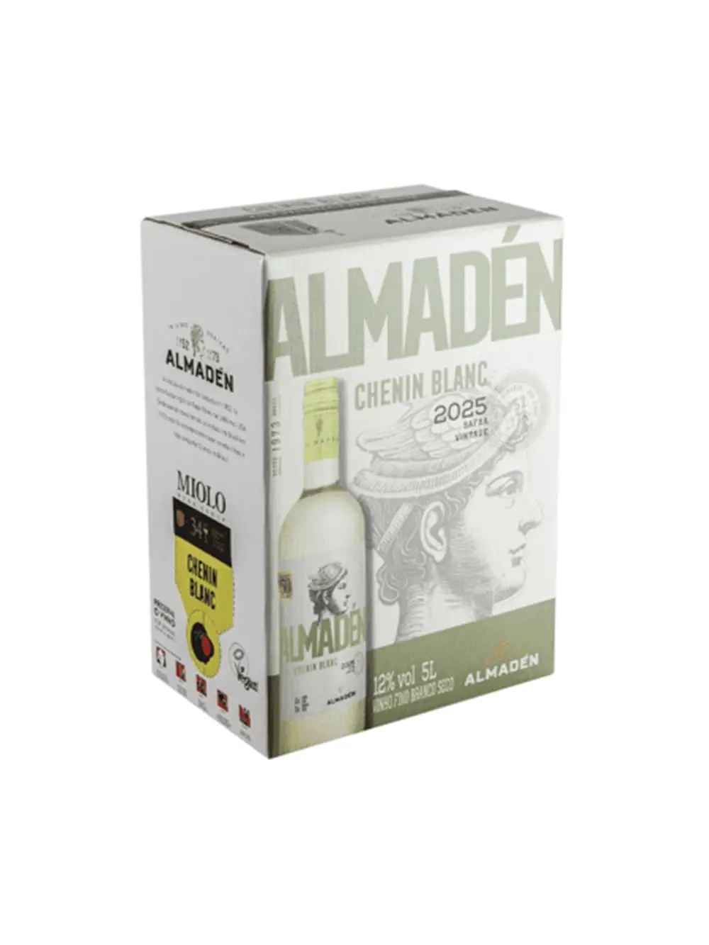VINHO ALMADEN BRANCO SECO CHENIN BLANC BIB 3 X 5 LTS - 1
