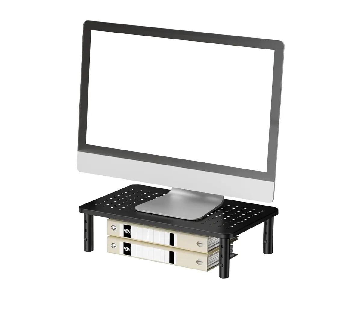 Multivisão Base de Mesa para Monitor com 3 Alturas