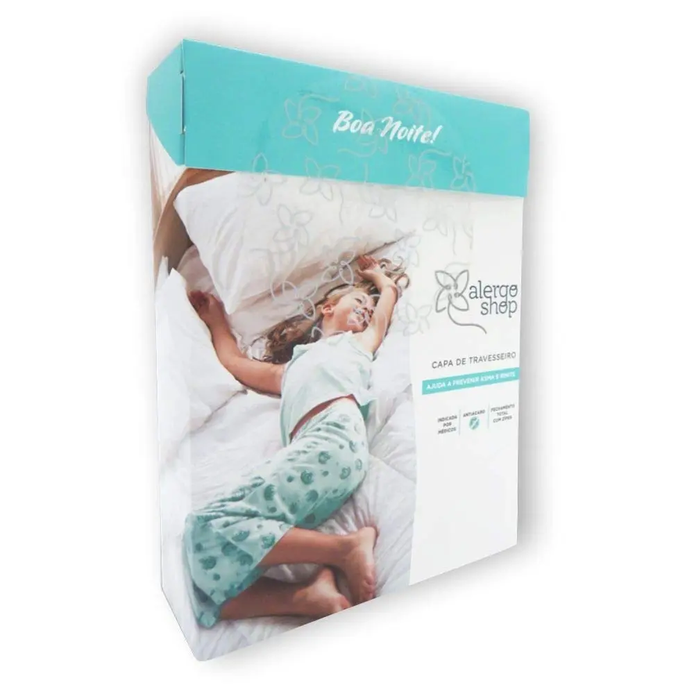Capa Travesseiro Adulto Pvc Alergoshop