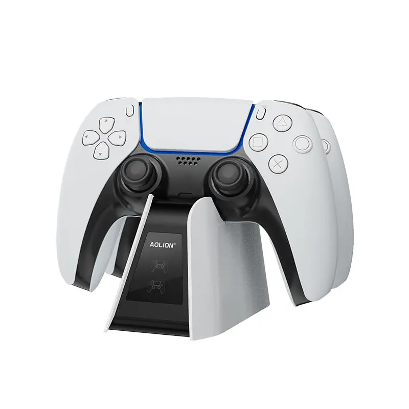 Base De Carregamento para PlayStation 5 Controles Dualsense | PlayStation 5 Base Carregamento com Slot para Organização de Cabos