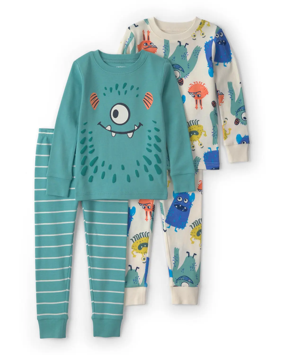 Conjunto de pijama 4-piece Tight Fit Cotton Pajama Set Carter'sMeninos