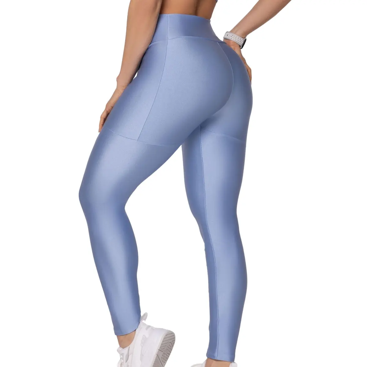 Calça Legging com Recorte Fitness Academia Selene Feminino Adulto