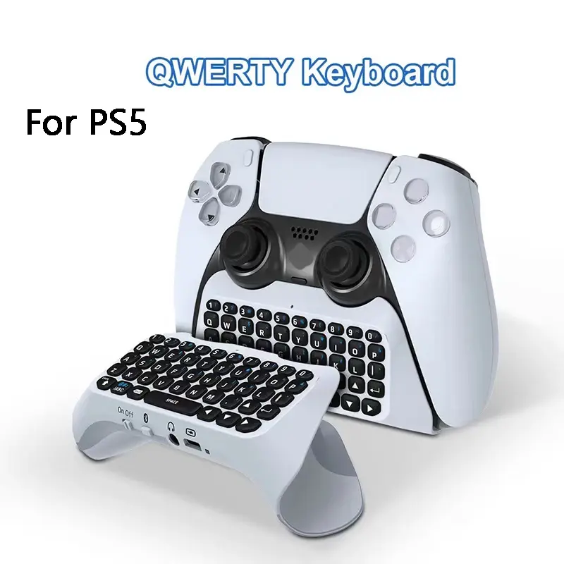 Teclado sem fio bluetooth para ps5 playstation ps 5 controlador gamepad gaming game pad acessórios controle comando gamer kit - 1