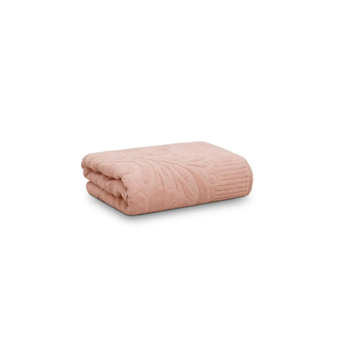 Appel Home Toalha de Rosto Velvet Flower Aveludada 100% Algodão 420g/m² – Macia, Alta Absorção e Sofisticada - Rosa Antigo - 1