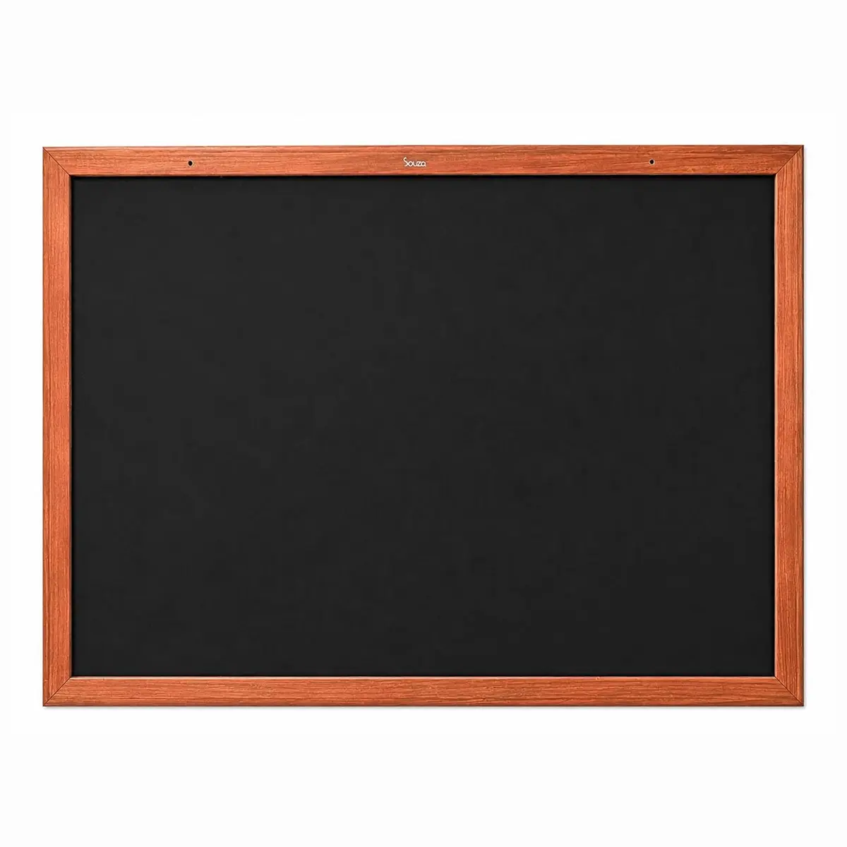 Souza & Cia Quadro Negro Standard 40 x 30 cm, Modelo 2101, Moldura em Madeira Pinus Mogno, Lousa para Escrita com Giz, Ideal para Escolas, Escritórios, Cardápios e Decoração