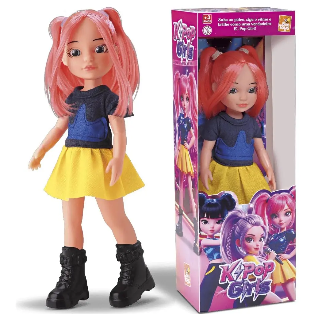 Boneca K-POP Girls Beverly Kaori Fashion Estilosa Original Bee Toys