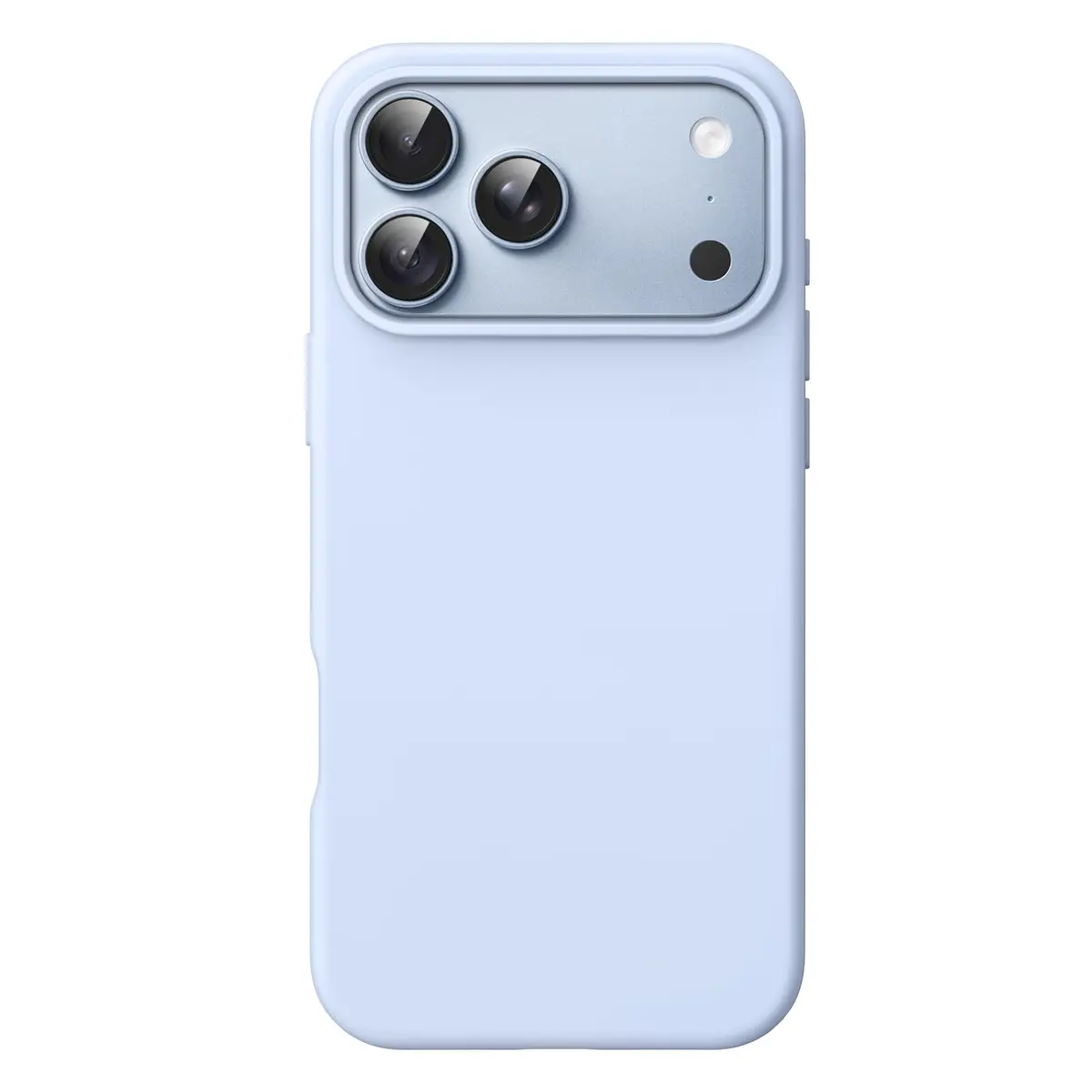 JETech Capa de Silicone para iPhone 18 Pro, Toque Sedoso, Glacial | Proteção À Prova de Choque, Resistente a Riscos, Forro de Microfibra, Compatível com Carregamento Sem Fio