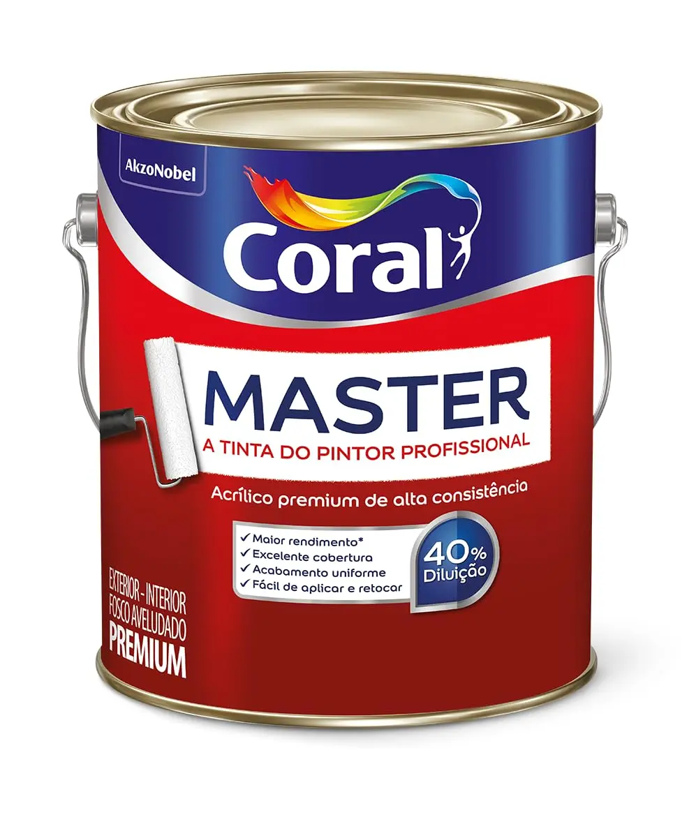 MASTER BRANCO GELO 3,6L - CORAL - 1