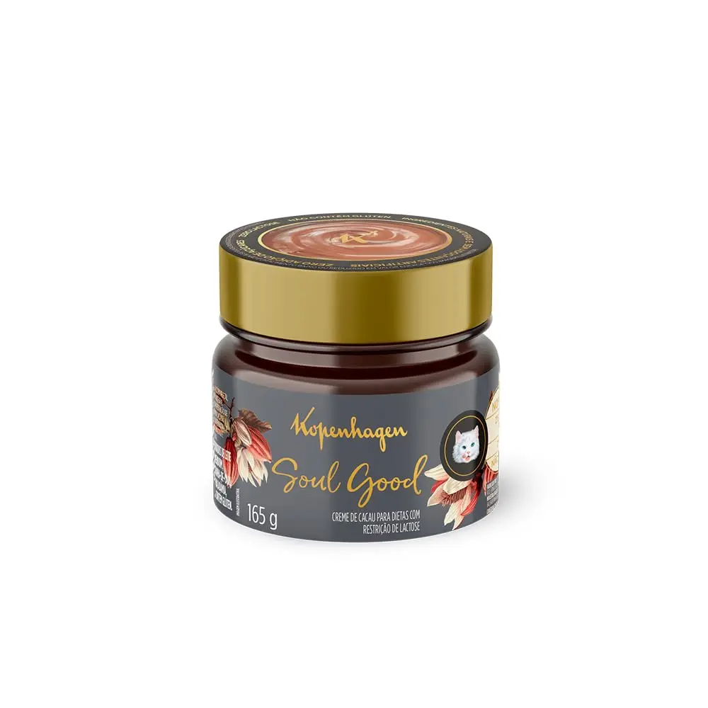 Chocolate Kopenhagen Creme De Língua De Gato Soul Good Spreads 165G