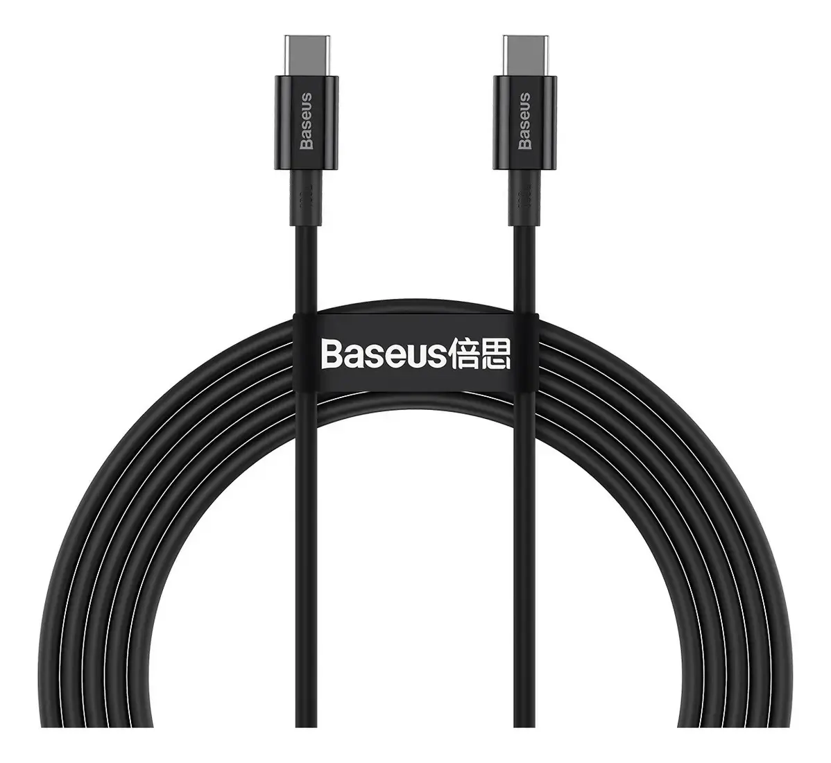 Cabo Turbo Usb-c P/ Usb-c Baseus Superior Series 240w 2m cor preto - 1