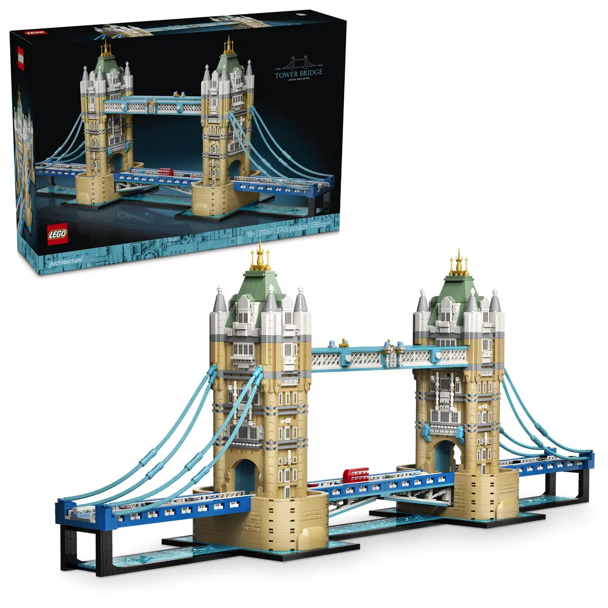 LEGO Architecture Ponte da Torre 21067 18+ anos 3745 peças Building Kit