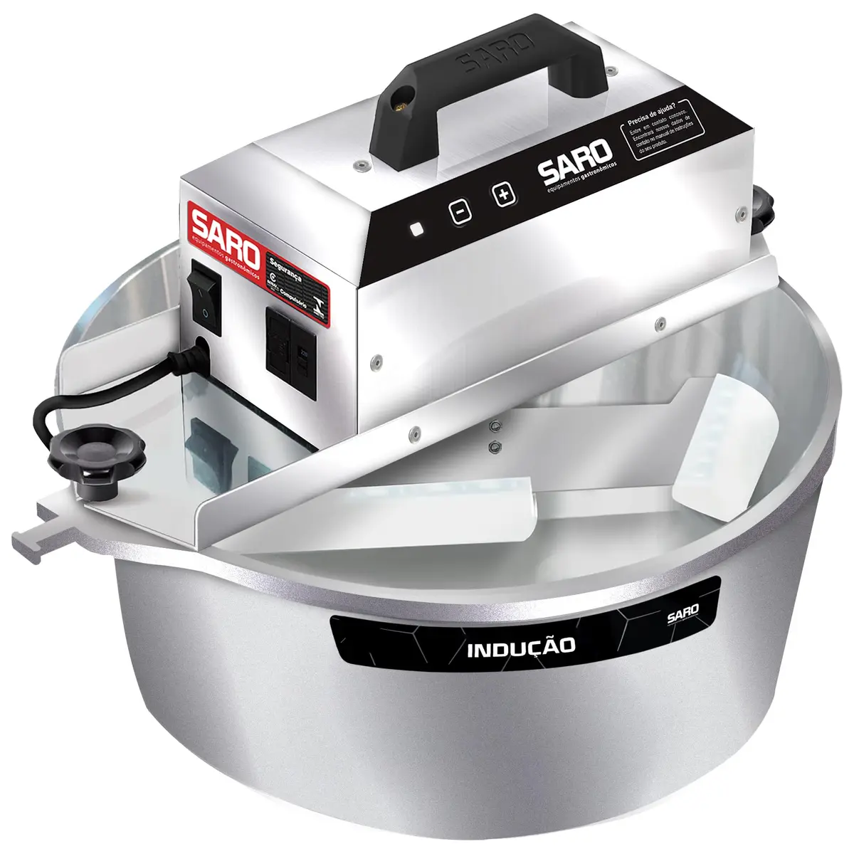PA10PI Misturador eletrico de indução 10 litros Bivolt (panela automatica) 50-60 Hz