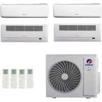 Ar-Condicionado Multi Split Inverter R-32 Gree 42.000 (2x Evap HW 9.000 + 2x Evap Cassete 1 Via 12.000) Quente/Frio 220V - 1