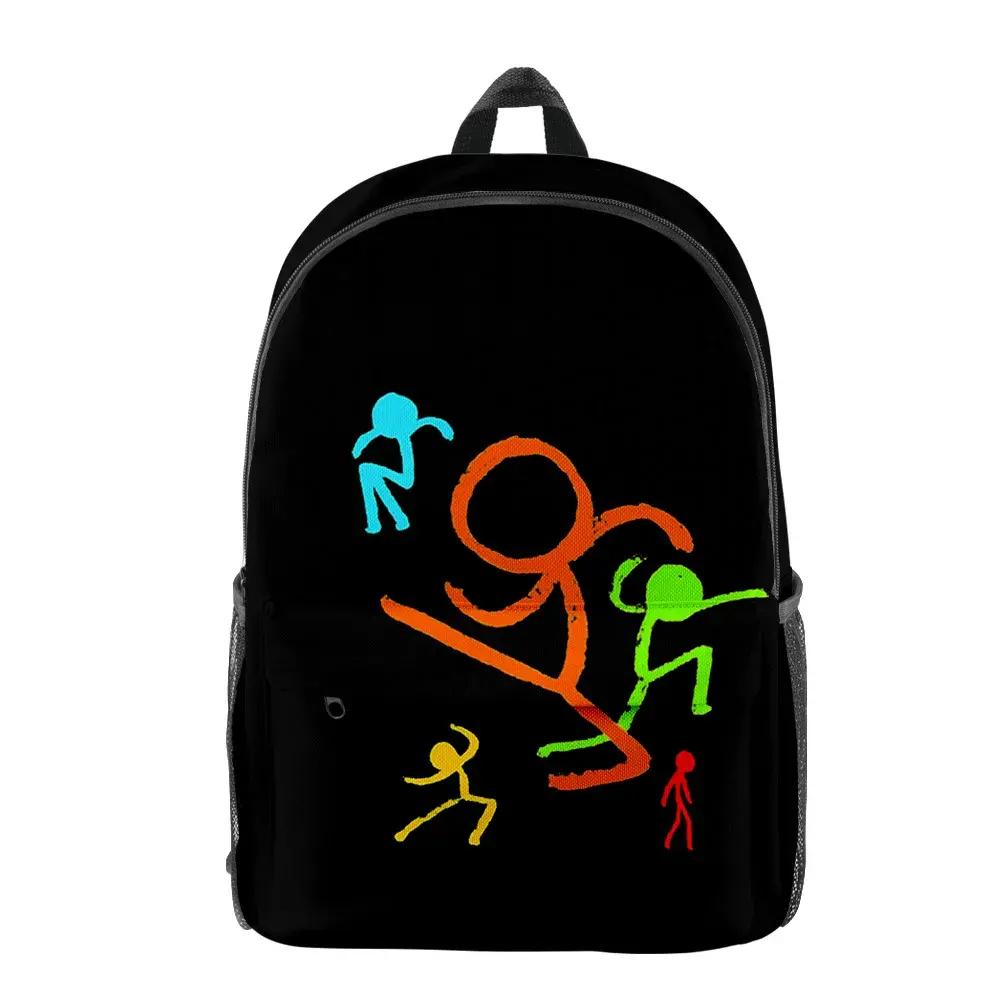 Mochila escolar clássica popular nova Alan Becker, mochila para notebook com estampa 3D, Oxford, à prova d'água, para meninos/meninas, mochilas de viagem - 1