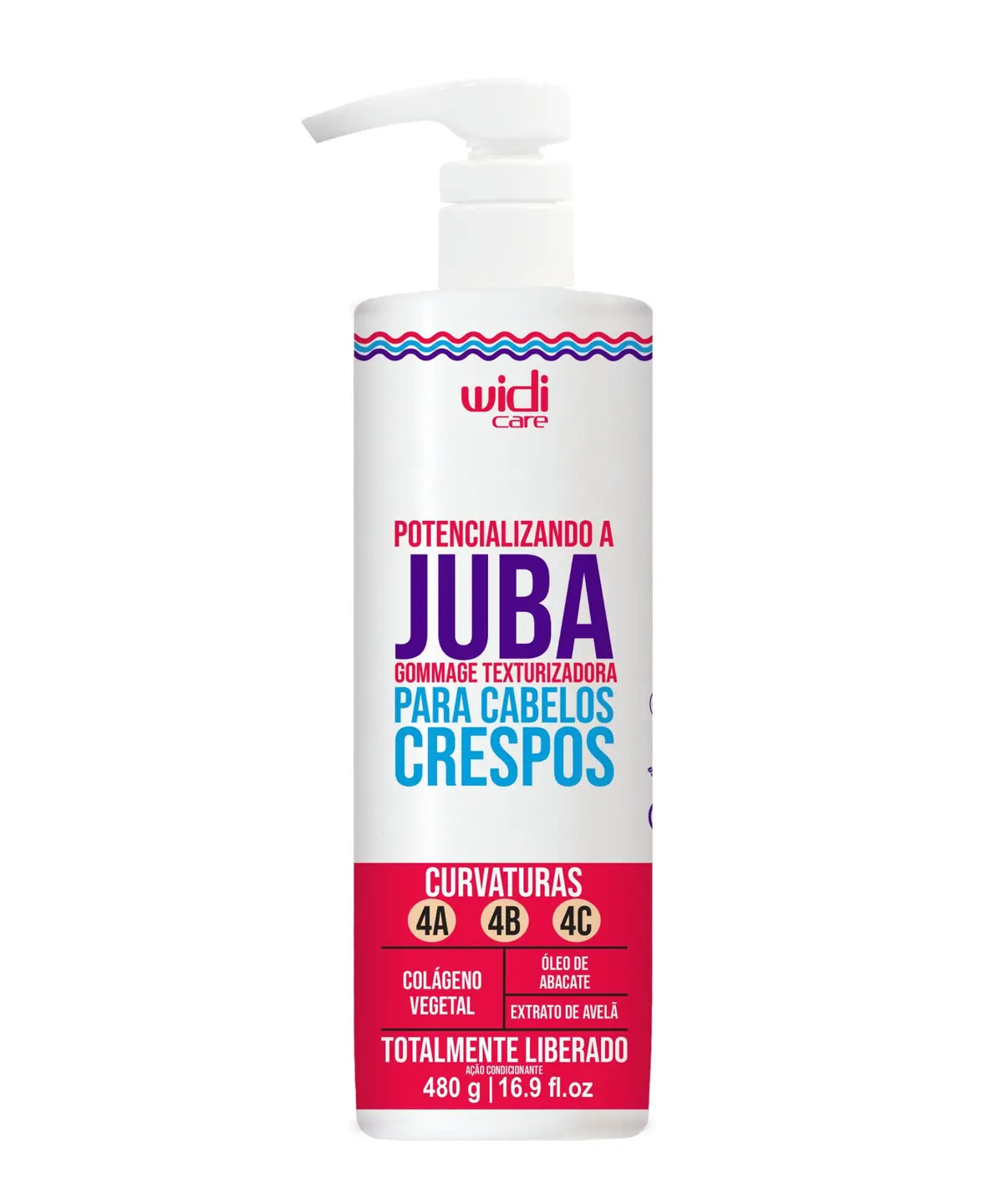 Widicare Potencializando A Juba Gommage Texturizadora - 480 G - Widi Care - 1