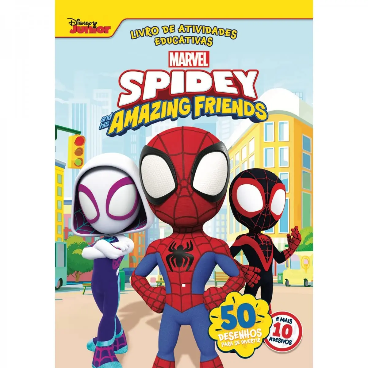 Marvel - 50 paginas educativas spidey & seus amigos | Livro de Atividades