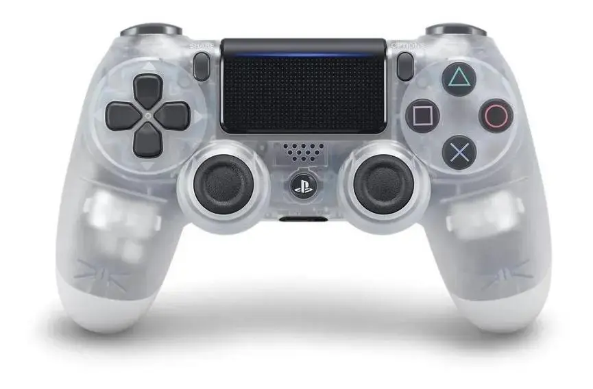 Controle joystick sem fio Sony PlayStation Dualshock 4 Wireless controller crystal