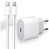 Cabo USB-C Lightning + Carregador 25W p/ iPhone - 1