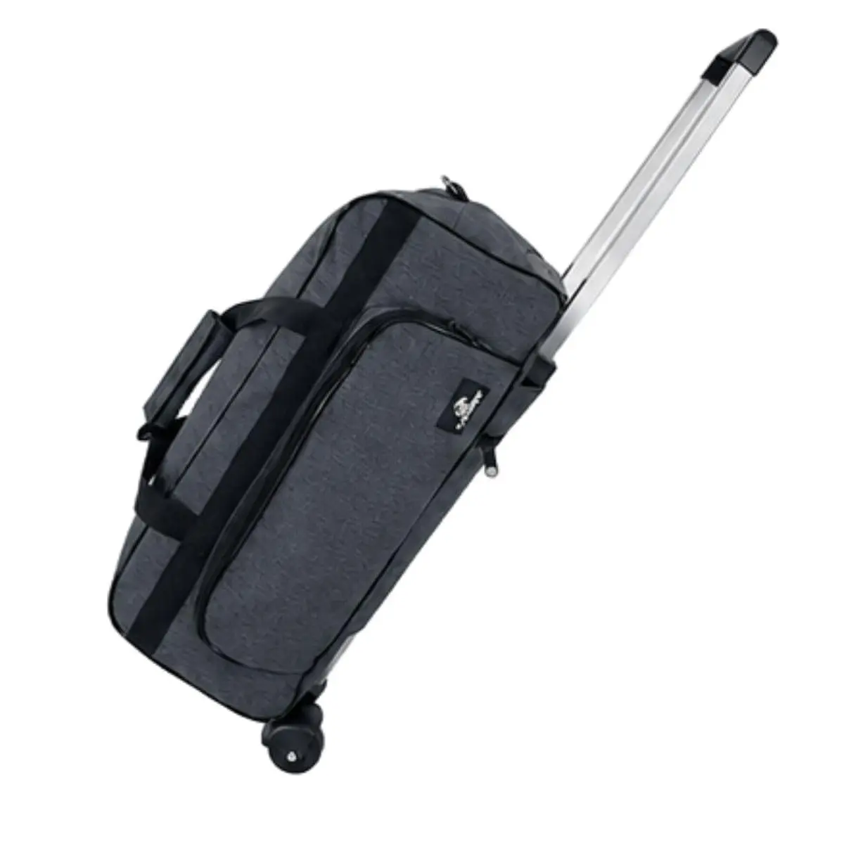 Bolsa mala bagagem mão bordo média viagem com rodinha (Cinza escuro mesclado)