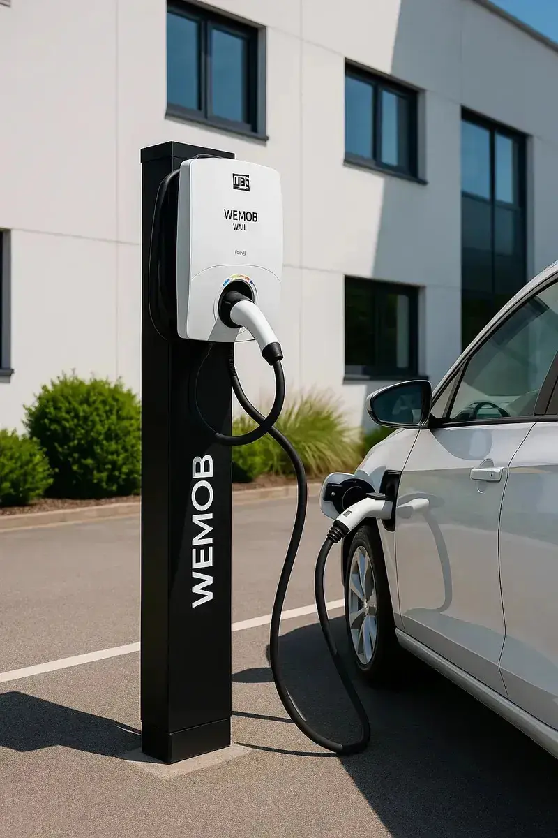 Estação de Recarga Carros Elétricos WEG Wemob Wall 7,68kw 100-220V thumbnail 3