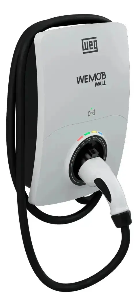 Estação de Recarga Carros Elétricos WEG Wemob Wall 7,68kw 100-220V thumbnail 5