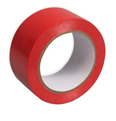 Neo Brasil Fita Demarcação de Solo 0,15mm, 50mmx30m, Vermelha