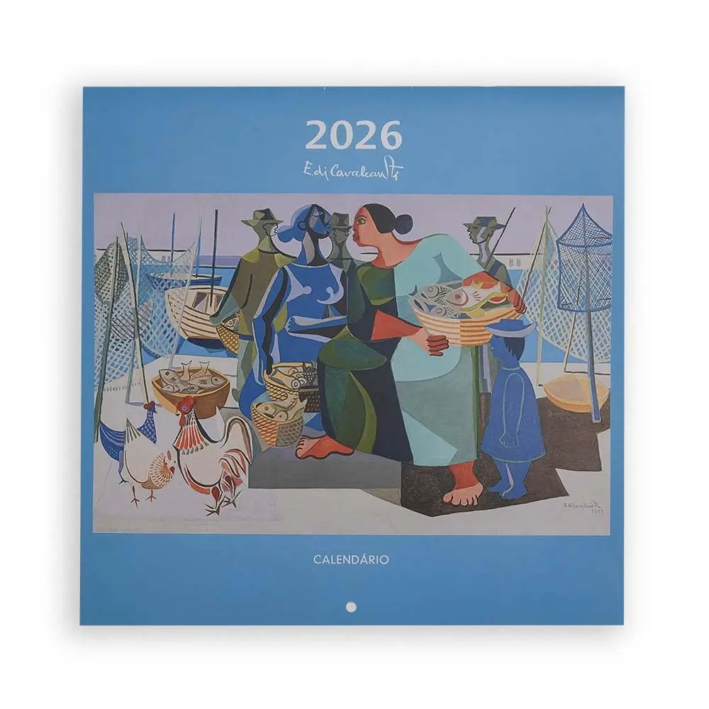 CALENDÁRIO 2026 DI CAVALCANTI PAREDE TECA PAPELARIA - 1