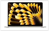 MacBook Air Apple 13" Chip M3, CPU de 8 Núcleos, GPU de 8 Núcleos, Memória unificada de 16 GB, SSD de 256 GB, Estelar - MC8J4BZ/A - 1