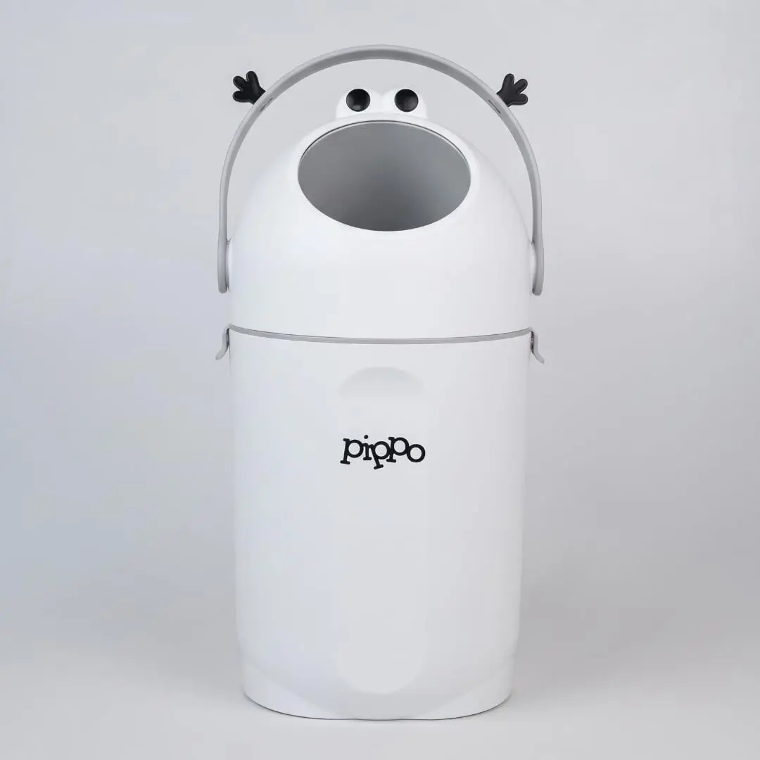 Lixo Lixeira Antiodor Infantil 13L para Fraldas – Design Lúdico, Redução de Odores, Material PP + ABS, Fácil de Limpar, Ideal para Quarto de Bebê | Pippo